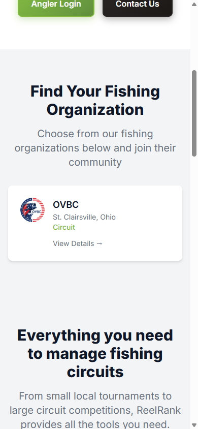 Find your fishing organization