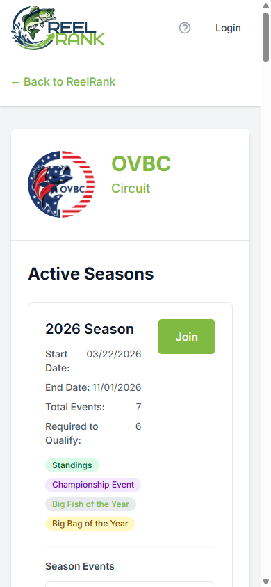 Organization page with Join button